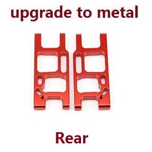 Wltoys 144001 RC Car spare parts todayrc toys listing rear swing arm (Metal Red)