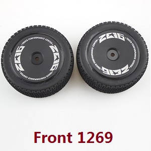 Wltoys 144001 RC Car spare parts todayrc toys listing front tires 1269 - Click Image to Close