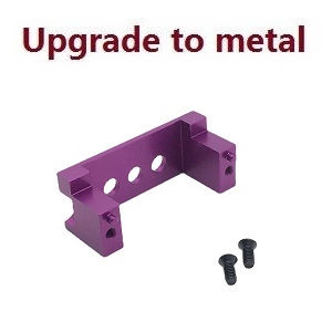 Wltoys 144001 RC Car spare parts todayrc toys listing upgrade to metal fixed set for the SERVO (Purple)