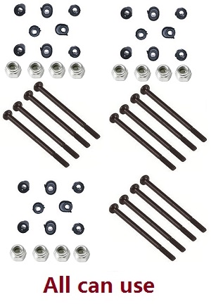 Wltoys 144001 RC Car spare parts todayrc toys listing front and rear Kit-swing arm shaft + screws + nuts new version 3sets Wltoys 144001 RC Car spare parts todayrc toys listing front and rear Kit-swing arm shaft + screws + nuts new version 3sets