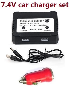 Wltoys XK 144002 RC Car spare parts todayrc toys listing 7.4V car charger set - Click Image to Close