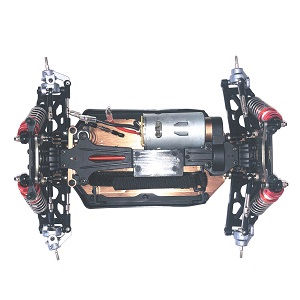 Wltoys XK 144002 RC Car spare parts todayrc toys listing front and rear drive module + bottom board with motor assembly