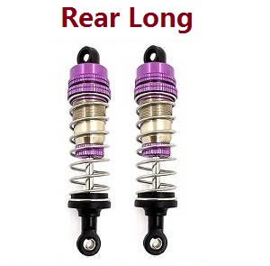 Wltoys XK 144002 RC Car spare parts todayrc toys listing shock absorber (Rear long) Purple - Click Image to Close