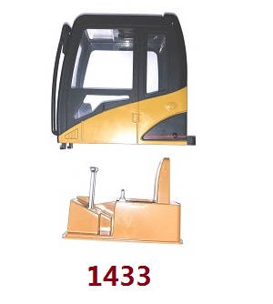 Wltoys WL XK WL-Model 16800 Excavator spare parts todayrc toys listing cab set