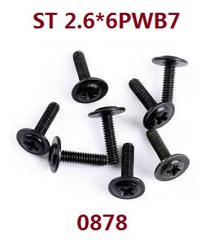 Wltoys WL XK WL-Model 16800 Excavator spare parts todayrc toys listing screws set ST2.6*6 PWB 0878