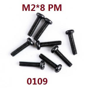 Wltoys WL XK WL-Model 16800 Excavator spare parts todayrc toys listing screws set M2*8PM 0109 - Click Image to Close
