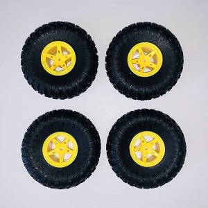 Wltoys 18428-A RC Car spare parts todayrc toys listing tires (Yellow) 4pcs