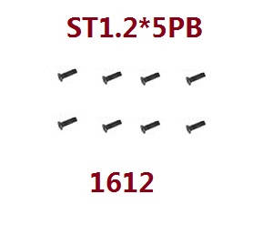 Wltoys 18428-A RC Car spare parts todayrc toys listing screws ST1.2*5PB 1612