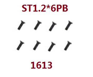 Wltoys 18428-A RC Car spare parts todayrc toys listing screws ST1.2*6PB 1613