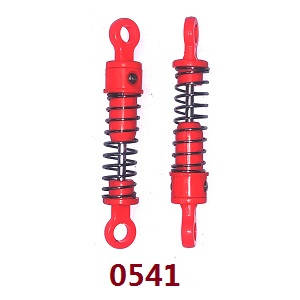 Wltoys 18428-B RC Car spare parts todayrc toys listing shock absorber 2pcs Red 0541