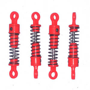 Wltoys 18428-B RC Car spare parts todayrc toys listing shock absorber 4pcs Red