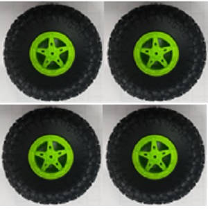 Wltoys 18428-C RC Car spare parts todayrc toys listing tires (green) 4pcs