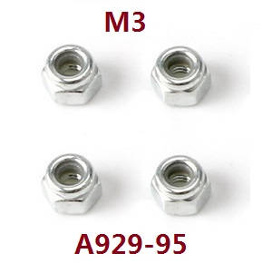 Wltoys 18428 18429 RC Car spare parts todayrc toys listing M3 nuts A929-95 - Click Image to Close