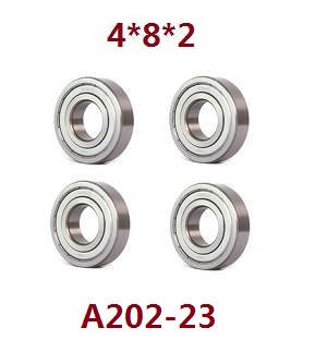 Wltoys 18428 18429 RC Car spare parts todayrc toys listing bearings 4pcs 4*8*2 A202-23