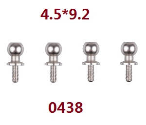 Wltoys 18428 18429 RC Car spare parts todayrc toys listing ball head screws 4.5*9.2 0438 - Click Image to Close