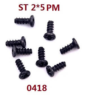 Wltoys 18428 18429 RC Car spare parts todayrc toys listing screws ST2*5PM 0418