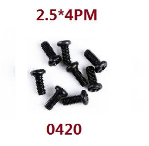 Wltoys 18428 18429 RC Car spare parts todayrc toys listing screws 2.5*4PM 0420