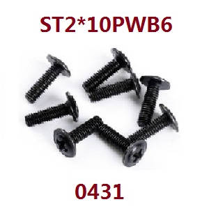 Wltoys 18428 18429 RC Car spare parts todayrc toys listing screws ST2*10PWB6 0431 Wltoys 18428 18429 RC Car spare parts todayrc toys listing screws ST2*10PWB6 0431