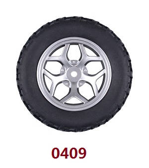 Wltoys 18428 18429 RC Car spare parts todayrc toys listing tire 0409 Black