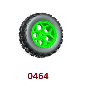 Wltoys 18428 18429 RC Car spare parts todayrc toys listing tire 0464 Green