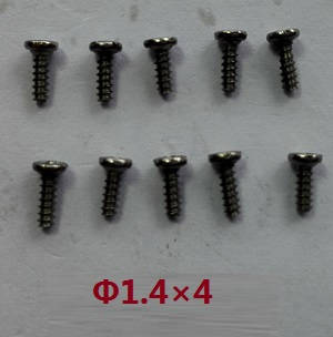 Wltoys 24438 24438B RC Car spare parts todayrc toys listing screws 1.4*4 10pcs