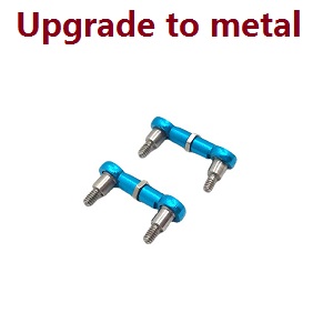 Wltoys K969 K979 K989 K999 P929 P939 RC Car spare parts todayrc toys listing adjustable connect pull rod (Metal Blue)