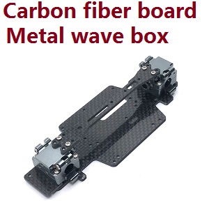 Wltoys XK 284131 RC Car spare parts todayrc toys listing carbon fibre board + metal wave box (Titanium color)