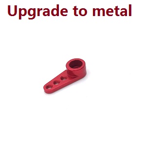Wltoys K969 K979 K989 K999 P929 P939 RC Car spare parts todayrc toys listing servo arm (Metal Red) - Click Image to Close
