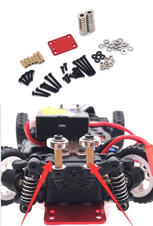 Wltoys XK 284131 RC Car spare parts todayrc toys listing shell modification, adjustment and fixing parts (Red)