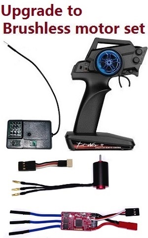 Wltoys XK 284131 RC Car spare parts todayrc toys listing upgrade transmitter + PCB + brushless motor + ESC + SERVO connector wire (upgrade to brushless)