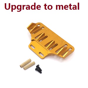 Wltoys K969 K979 K989 K999 P929 P939 RC Car spare parts todayrc toys listing rear bumper (Metal Gold)