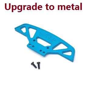 Wltoys K969 K979 K989 K999 P929 P939 RC Car spare parts todayrc toys listing front bumper (Metal Blue) - Click Image to Close