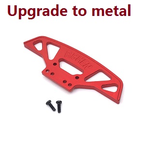 Wltoys K969 K979 K989 K999 P929 P939 RC Car spare parts todayrc toys listing front bumper (Metal Red)