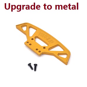 Wltoys K969 K979 K989 K999 P929 P939 RC Car spare parts todayrc toys listing front bumper (Metal Gold)