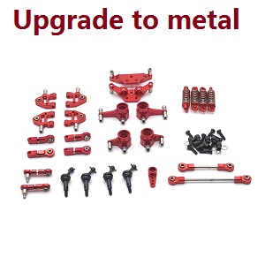 Wltoys K969 K979 K989 K999 P929 P939 RC Car spare parts todayrc toys listing upgrade to metal parts group E (Red)