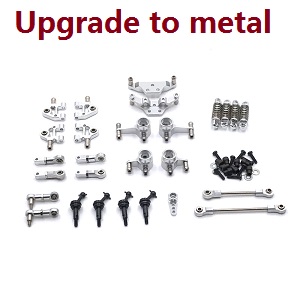 Wltoys K969 K979 K989 K999 P929 P939 RC Car spare parts todayrc toys listing upgrade to metal parts group E (Silver)