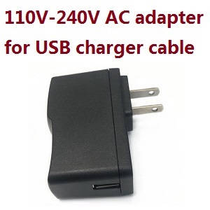Wltoys XK 284131 RC Car spare parts todayrc toys listing 110V-240V AC Adapter for USB charging cable
