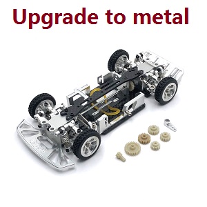 Wltoys K969 K979 K989 K999 P929 P939 RC Car spare parts todayrc toys listing metal upgraded frame module (Assembled) Silver
