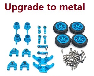 Wltoys K969 K979 K989 K999 P929 P939 RC Car spare parts todayrc toys listing upgrade to metal parts group B (Blue)