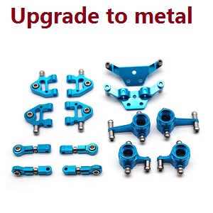 Wltoys K969 K979 K989 K999 P929 P939 RC Car spare parts todayrc toys listing upgrade to metal parts group C (Blue)