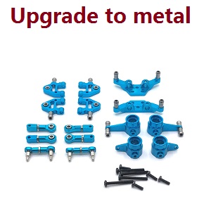 Wltoys K969 K979 K989 K999 P929 P939 RC Car spare parts todayrc toys listing upgrade to metal parts group D (Blue)