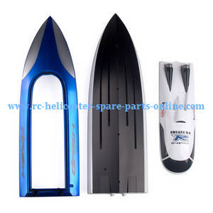 Shuang Ma 7010 Double Horse RC Boat spare parts todayrc toys listing upper and lower cover (Blue)