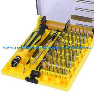 Shuang Ma 7010 Double Horse RC Boat spare parts todayrc toys listing 45-in-one A set of boutique screwdriver
