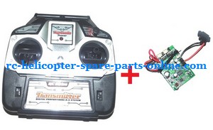 Ming Ji 802 802A 802B RC helicopter spare parts todayrc toys listing transmitter + PCB board (set)