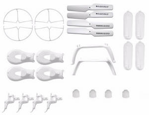 Huanqi 898B HQ 898B RC quadcopter drone spare parts todayrc toys listing 4*main gear box + main blades + protection frame set + undercarriage + motor covers + lampshades + small gears on the motor