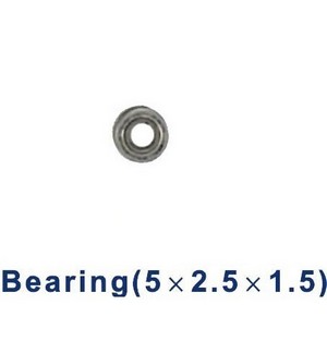 Shuang Ma 9050 SM 9050 RC helicopter spare parts todayrc toys listing bearing (small 5*2.5*1.5mm)