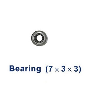 Shuang Ma 9050 SM 9050 RC helicopter spare parts todayrc toys listing bearing (medium 7*3*3mm) - Click Image to Close