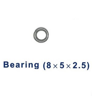 Shuang Ma 9050 SM 9050 RC helicopter spare parts todayrc toys listing bearing (big 8*5*2.5mm) - Click Image to Close