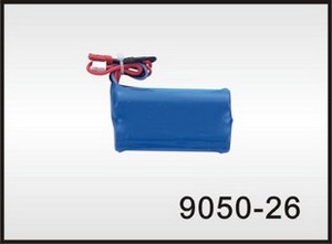 Double Horse 9050 DH 9050 RC helicopter spare parts todayrc toys listing battery 7.4V 1300mAh red JST plug