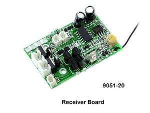 Double Horse 9051 9051A 9051B DH 9051 RC helicopter spare parts todayrc toys listing PCB BOARD (Frequency: 40Mhz)